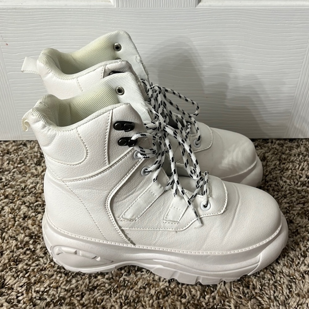 White Platform Boots